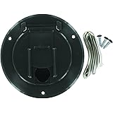 Valterra A10-2140BKVP Small Round Cord Hatch - Black