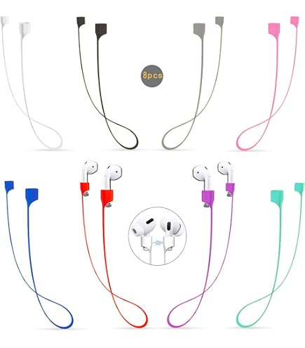 Amazon.com: QYTOJQX 8 Packs Airpods Strap String Lanyard Anti-Lost