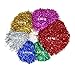 MXXGMYJ Blue Plastic Cheerleader Cheerleading Pom Poms Party Costume Accessory Set Ball Dance Fancy Dress Night Party Sports Pompoms Cheer 1pair