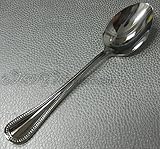 Winco - Deluxe Pearl Mirror Soup Spoon, Set of 12, 18/10 Stainless Steel
