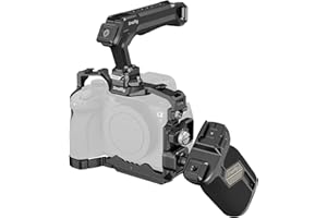 SmallRig HawkLock Quick Release Cage Kit for Sony Alpha 7R V / A7 IV / A7S III, with Top Handle/Side Handle/Cable Clamp for H