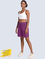 MAGCOMSEN Outdoor Shorts Women Hiking 8 Inch with