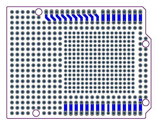 Electronics-Salon 10PCS Prototype PCB for Arduino UNO R3 Shield Board DIY, Combo 2mm+2.54mm Pitch.
