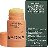 EADEM Smooth Slate Ingrown Hair Roller Serum, Targets Bumps Trapped Hairs, Faded Topicals for Scarring and Dark Spots, AHAs and Tyrosinase, Slows Ingrown Hair Regrowth