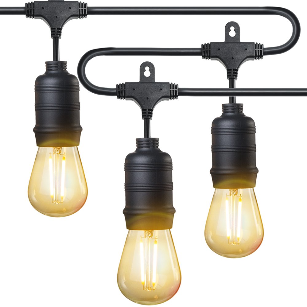 Amazoncom TaoTronics LED Outdoor String Lights 50 Ft Commercial