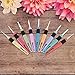 LED Crochet Hook Set, 3pcs/9pcs Light Up Knitting Needles Weave Sewing Tool Accessories (Pattern D=9 size)