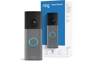 Ring Battery Doorbell (newest model), Retinal 2K with wide-angle video, up to 6x Enhanced Zoom, Two-Way Talk, and Built-In Ba