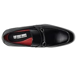Stacy Adams Men's Lundy Slip On Loafer, Black, 11.5