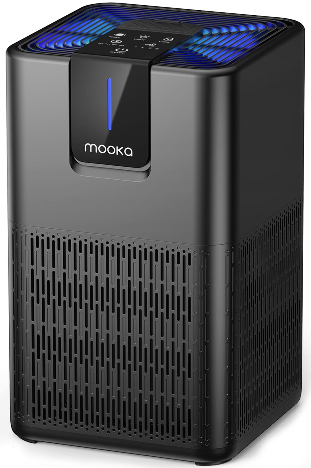 Photo 1 of Air Purifiers for Home Large Room 1250 Ft²,MOOKA H13 HEPA Air Purifier for Pets Dust Odor Smoke,Aromatherapy Function,Air Cleaner with 15dB Quiet Sleep Mode for Bedroom Office Living Room,M05,Black