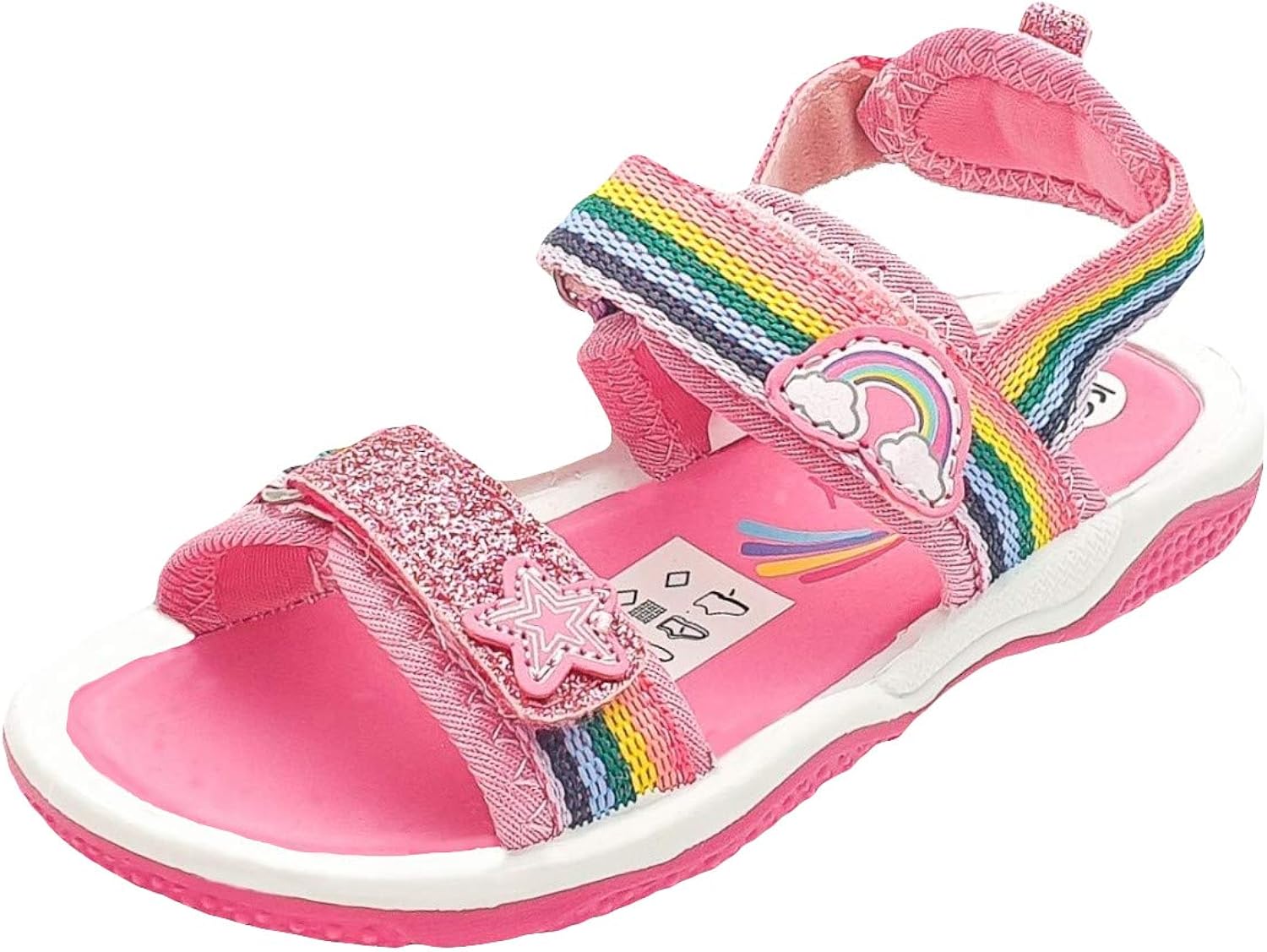 girls rainbow sandals
