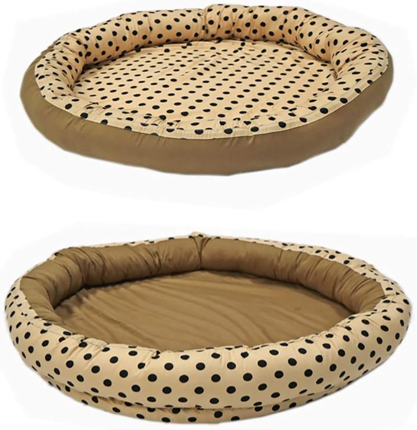 Love of Life L L Baby Nest Cot Big Round Shape Newborn Bionic Bed Multifunctional Cushion Crib Mattress 0-5 Years Old, 5