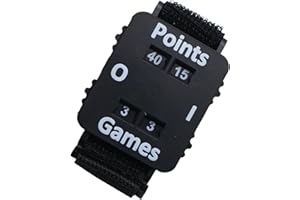 Toyvian Portable Score Counter Wristband for Cricket, Tennis Ping Pong – Manual Stroke Keeper Watch
