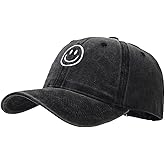 Unisex Basic Solid Baseball Cap Vintage Washed Distress Cotton Low Profile Dad Hat Adjustable Sports Hat