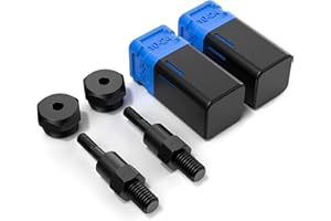 FOREVTL Replacement Mandrel for Rivet nut Tool, Manual Rivet nut Gun Mandrel and Nose Pieces Accessary (SAE 10-24, 2pcs)