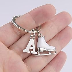 LIKGREAT Ice Skate Keychain Figure Skating