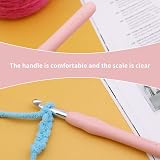 SUVSOON 8.0mm Ergonomic Soft Handle Crochet Hook Knit Tool for Beginners view 5