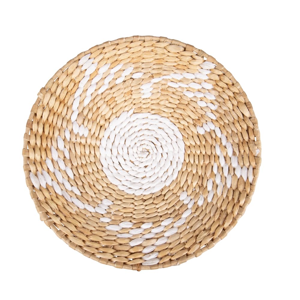 Photo 1 of Craft County Hanging Wicker Wall Decoration – Add to Any Bedroom, Living, Sunroom – Available in Basket or Sun Pattern