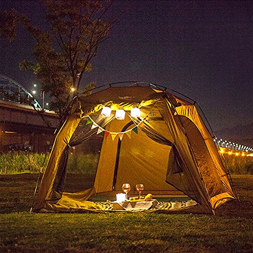 image for Arols Inflatable Solar Light Frosted Outdoor Camping Lamp Lantern Wate