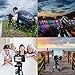 Ideashop Portable Aluminum Camera Tripod Lightweight Compact Travel Cellphone Mount Stand Adjustable Camera Stand Holder with Pan Head Panoramic Quick Release Plate Carry Case for DSLR Camera Gopro