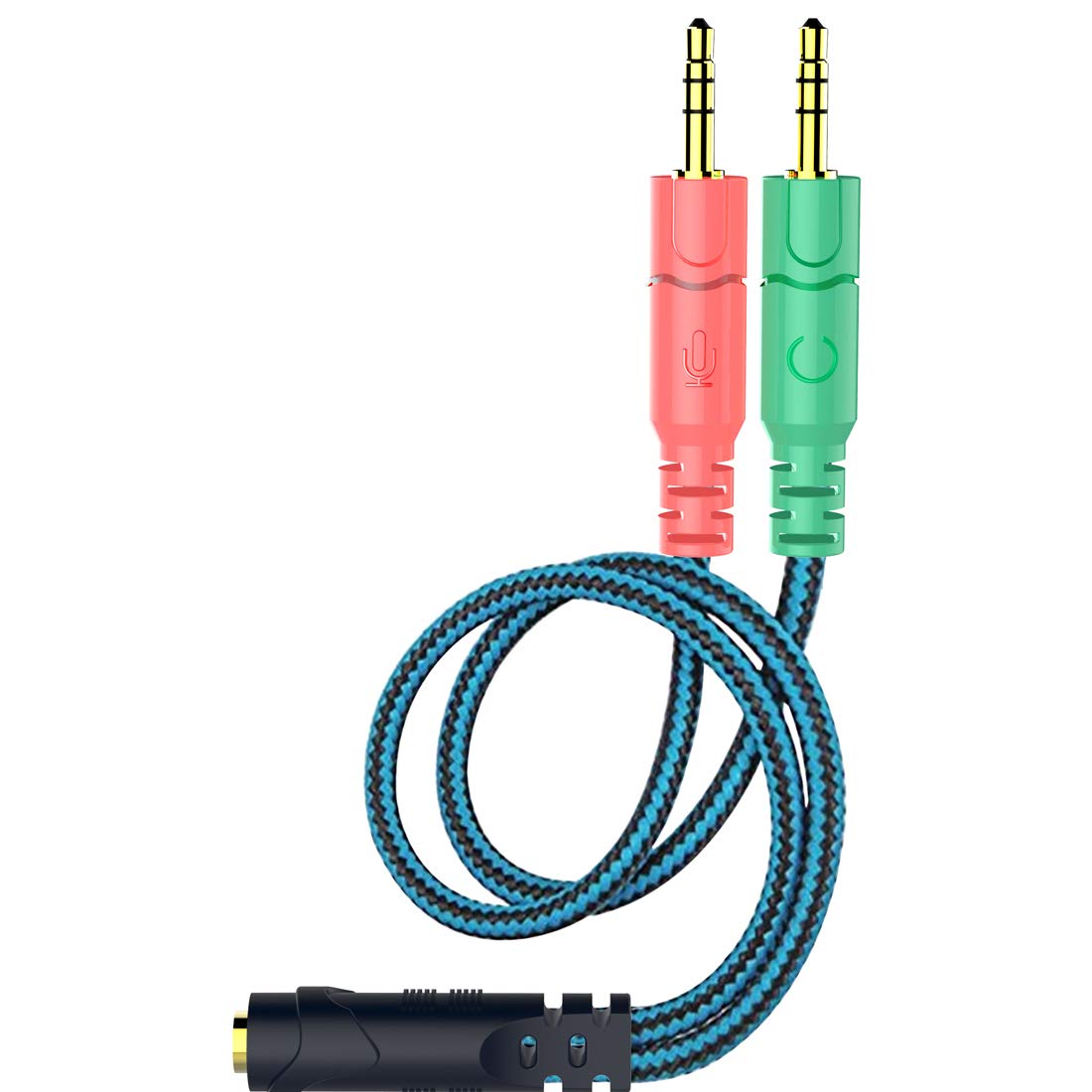 Elettronica per Microfono e Cuffie Adattatore Cavo ENVEL Auricolare  Splitter 1 Femmina a 2 Maschio jack per PC Y Cavo Audio Sdoppiatore Cuffie  CTIA Standard \u0026 Placcato Oro Jack urban-earth.co.uk