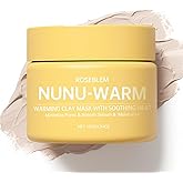Roseblem Warming Clay Facial Mask for Deep Pore Cleansing – Self-Heating Mud Mask for Face, Purifying & Pore-Refining Treatment, Helps Remove Blackheads, Improves Skin Texture, Spa-Like Care, 4.94Oz