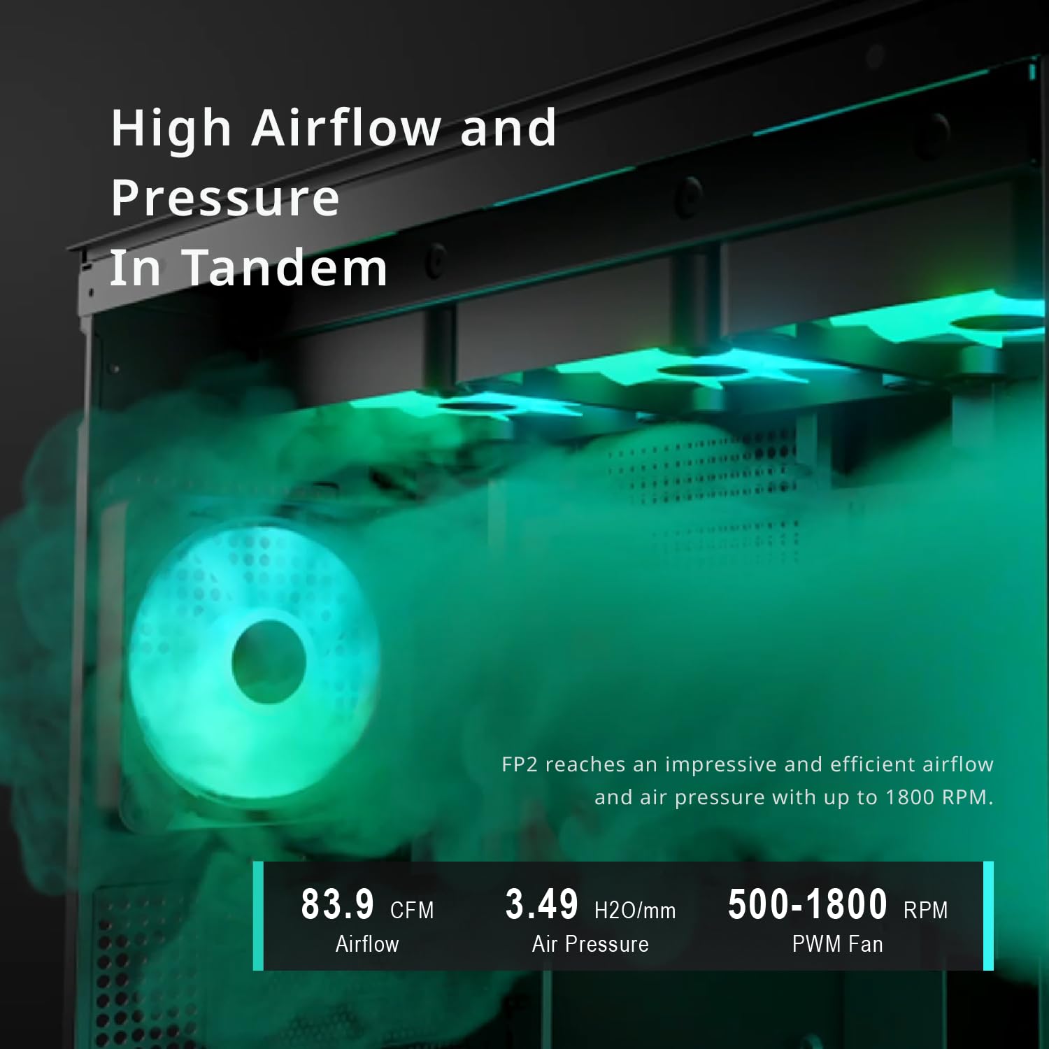 APNX C1 Mid-Tower ATX White PC Case, 4 Included High Airflow APNX FP1 ARGB Fans, up to 11 Total Fan Slots, Top and Side 360mm Liquid Cooler Support, 5-Port PWM ARGB Control Hub
