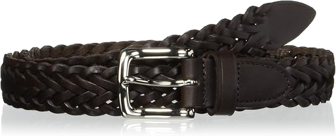 Amazon ヨカッタ メッシュベルト 牛本革 幅2 5 長さ113 Hand Made In Japan メンズ ダークブラウン 標準 ベルト 通販