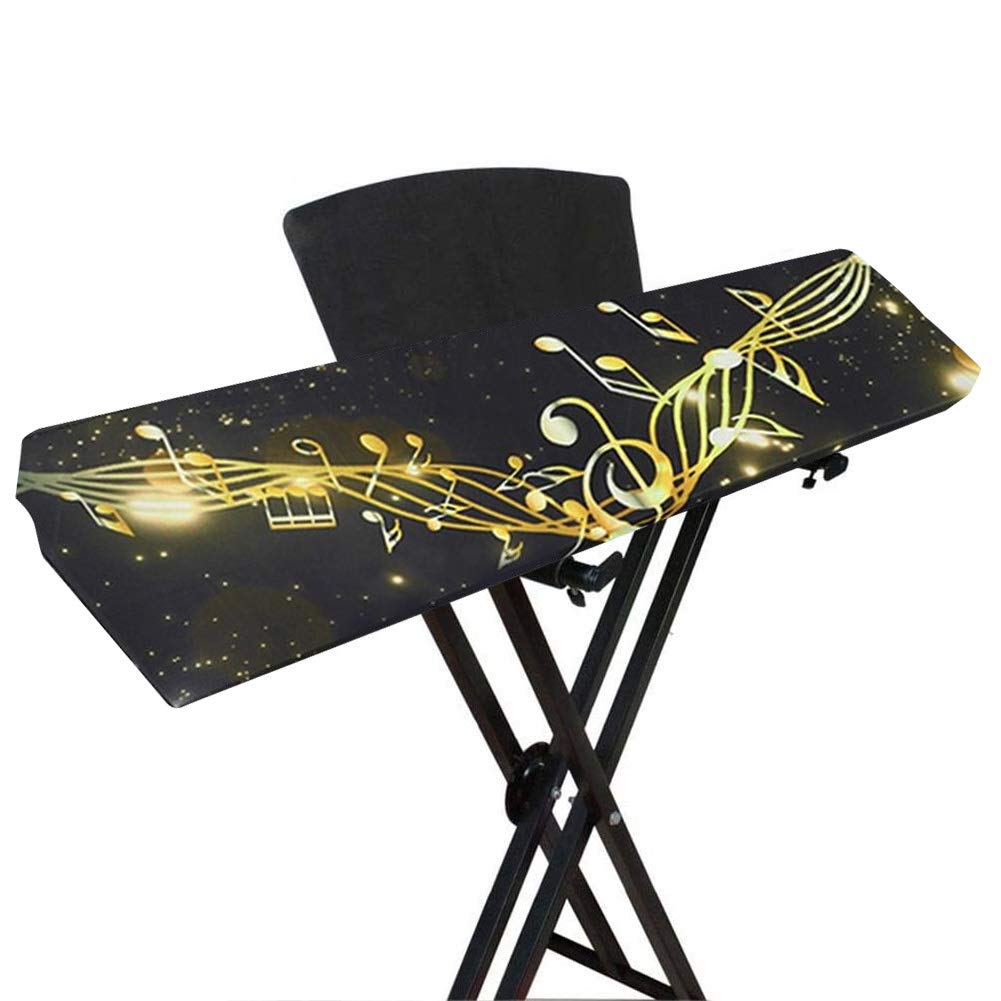 QEES Keyboard Cover for Both 61 and 88 Key, Dust Proof Piano Key Cover, Electronic Keyboard Protector JJZ358 (Color 1)