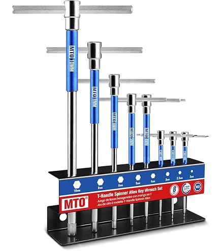 Amazon.com: Steelman 8-Piece Metric T-Handle Allen Hex Key Wrench