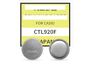 KOOAQQ CTL920F Battery, Solar Rechargeable Battery Replacement Compatible with Watch Cell Casio for Panasonic CTL920