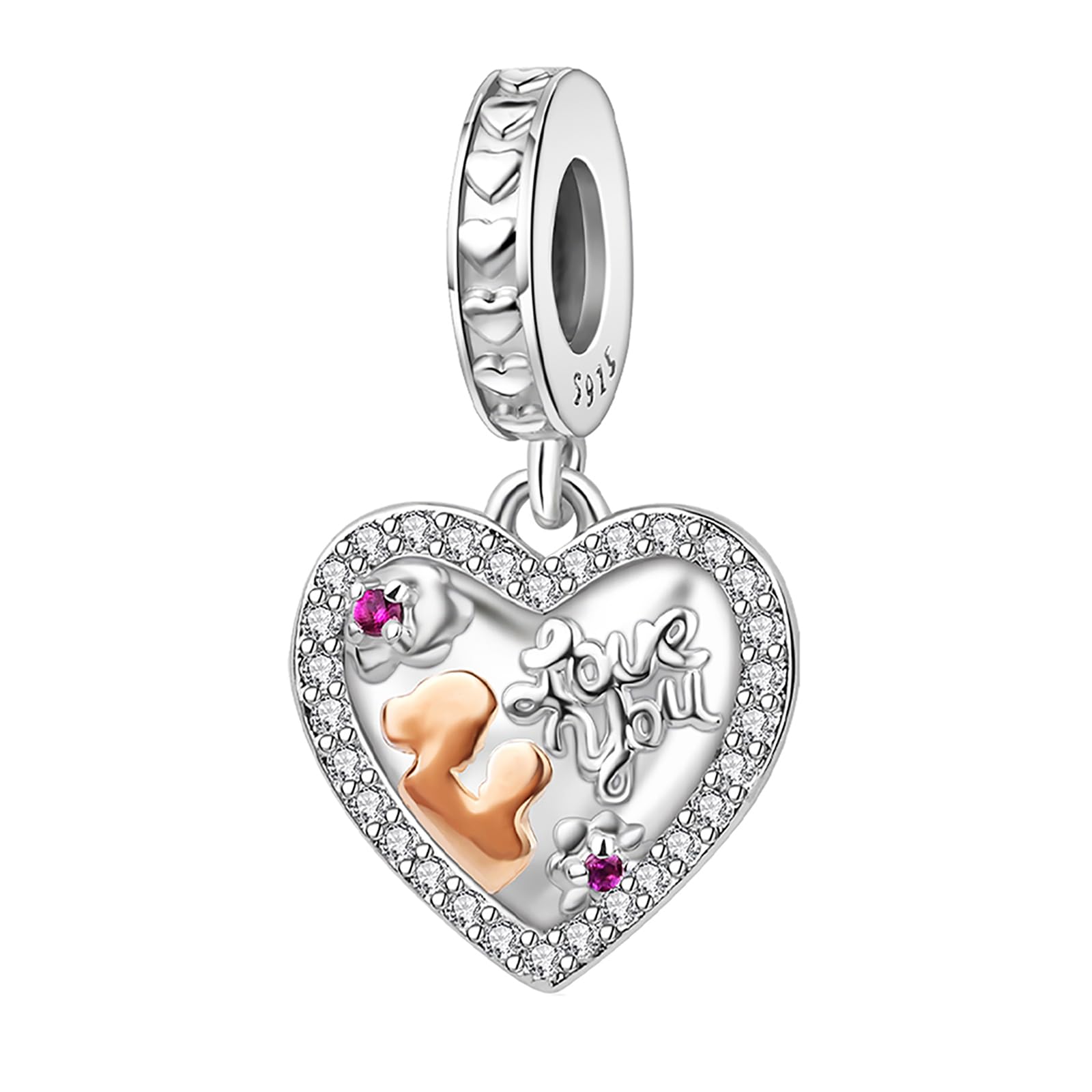 MGIUL Love You for Women Bracelets Necklaces 925