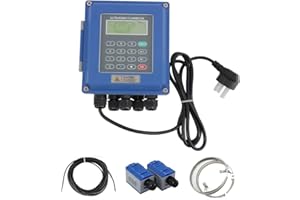 CNYST Ultrasonic Flow meter Liquid Water Flow Meter Wall Mounted Type TUF-2000B with TM-1 Medium Transducer for Pipe Diameter DN50 to 700mm