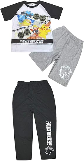 Amazon ポケモン 光る パジャマ 半袖2パンツ ポケットモンスターソード シールド キッズ男の子 Fo 23pj02 チャコール 1cm パジャマ 通販