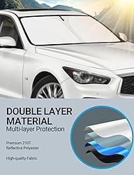 Proadsy 2024 Upgrade Front Windshield Sun Shade