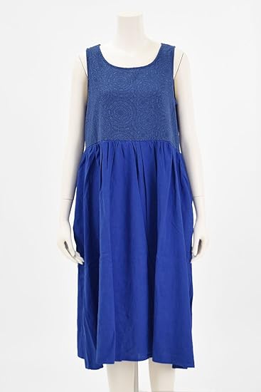 Amazon デコカンパニー Dgy 綿ローンサークル刺繍ワンピ ワンピース チュニック 通販