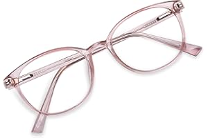 OPTOFENDY Blue Light Glasses Women, Round Blue Light Blocking Glasses TR90 Blue Blocker Glasses…