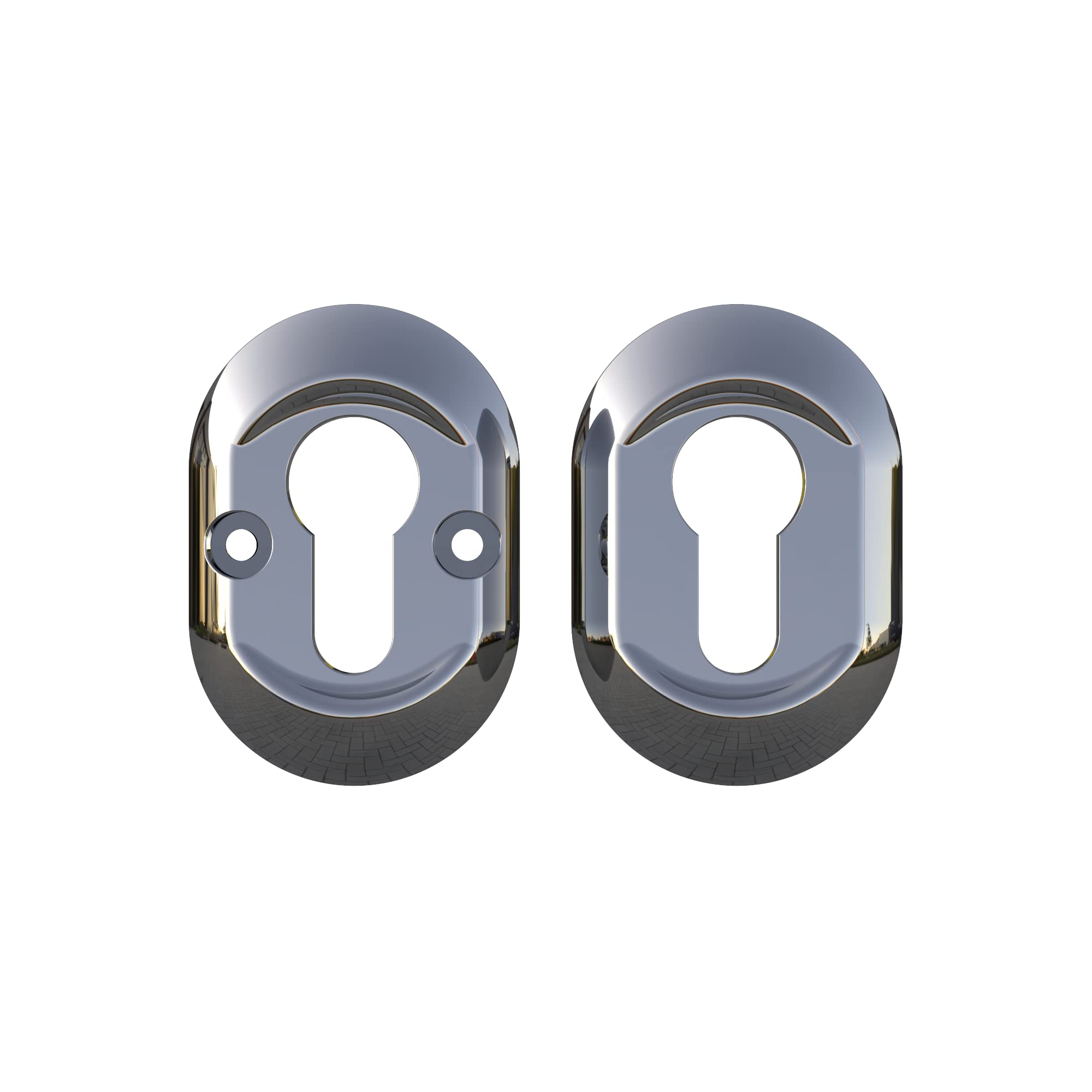 Ultion Sweet Escutcheon Keyhole Cover - Matching Door Furniture Available (Chrome)