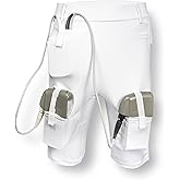 Genki Garb FlowLine LVAD Medical Short for Heartmate 2 and 3, Compression Shorts for Men & Women with Pockets