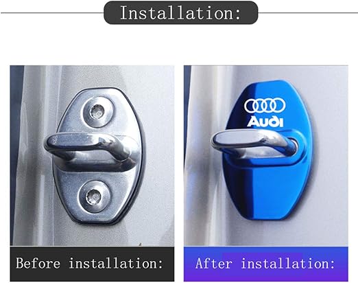 Q2L,Titaniumblack,Sline A4L A5 A7 A3 Q7 Q5L L&U 4 Piezas de Acero