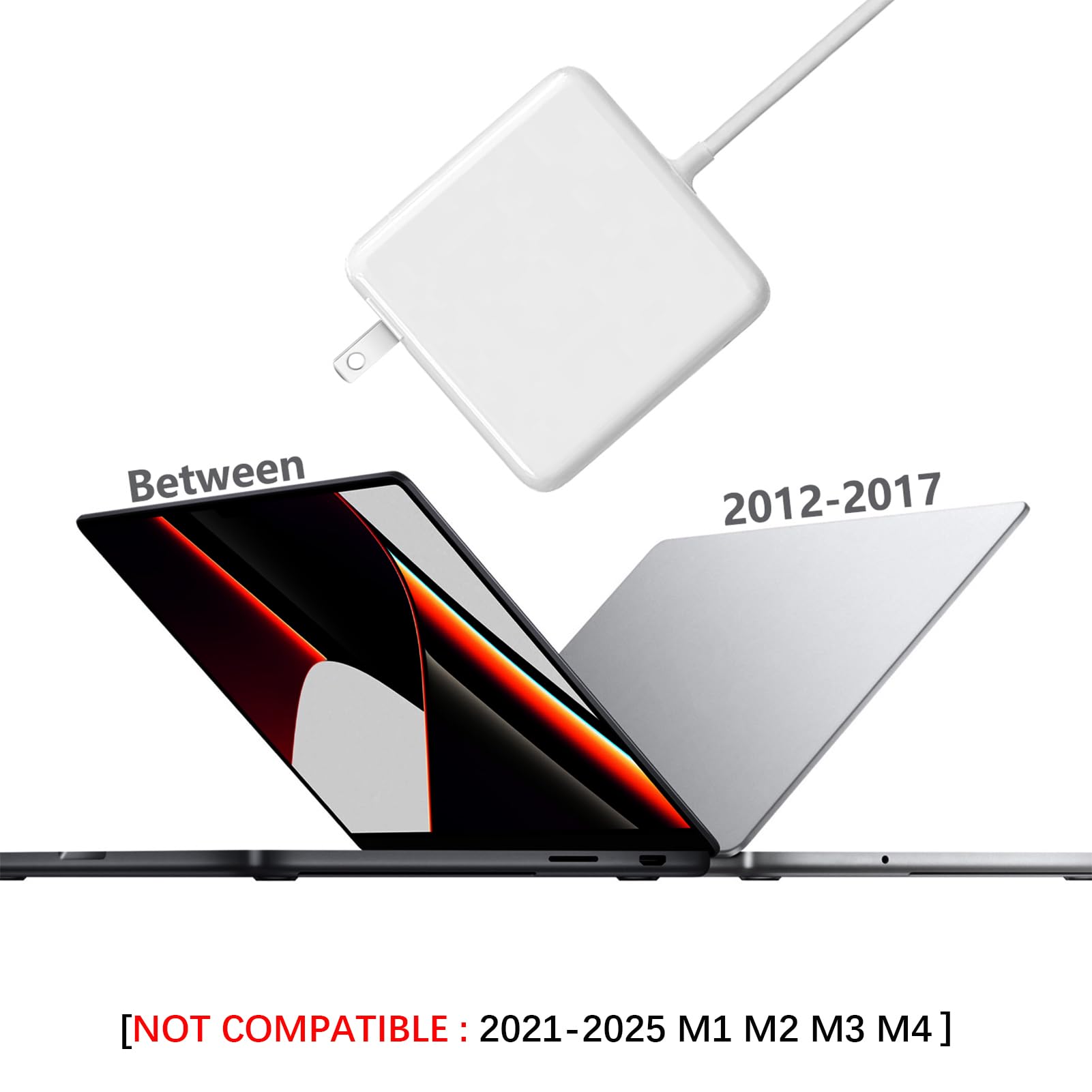 Mac Book Pro Charger - 85W Mag 2 Power Adapter,Compatible with Mac Book Pro 13 & 15 & 17 inch (Between 2012-2017)