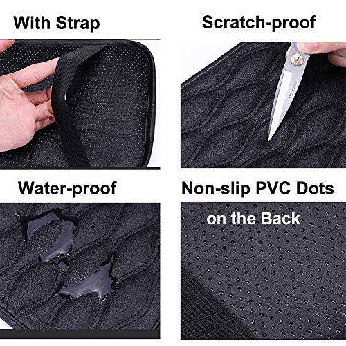 WeTest Premium Car Center Console Cover Armrest Pads for Most Vehicle,Car Waterproof Center Console Protector Cover (Beige)