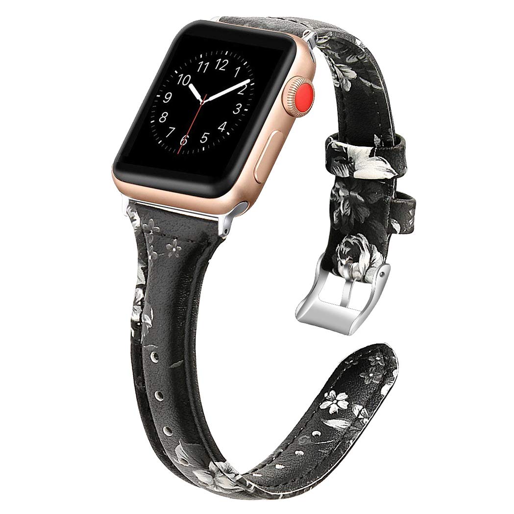 DKEnjoy - Correa de Repuesto de Piel para Reloj Apple Watch ...