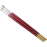 Atlas Brush Red Sable 3pc Brush Set 1-3-5 ABS58