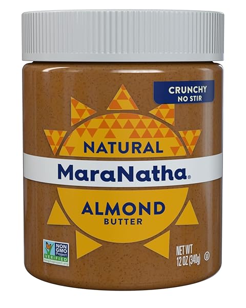 MARANATHA NATURAL CRUNCHY ALMOND BUTTER, NO STIR, 12...