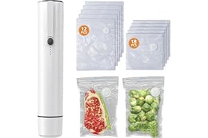 Handheld Vacuum Sealer,Chef Preserve Compact Vacuum Sealer,Portable Mini Vacuum Sealer for Food Fresh & Save with 30 PCS Vacu
