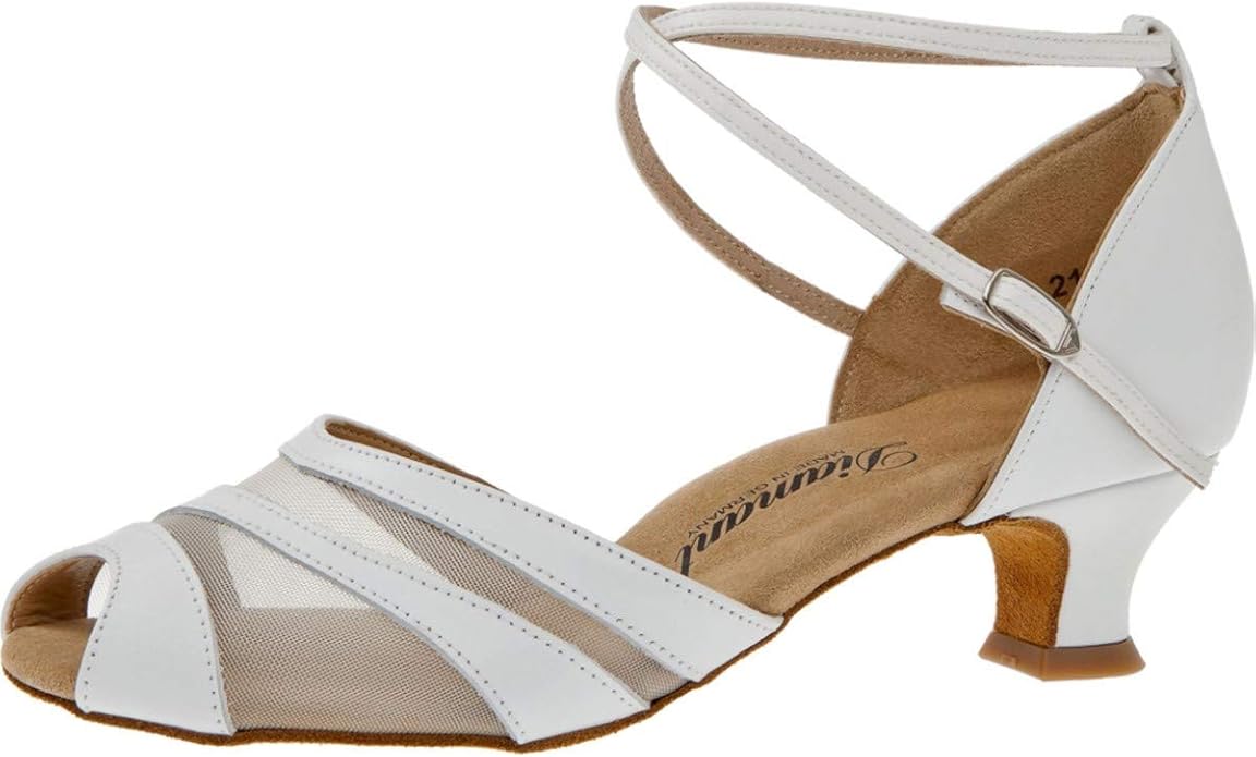 Diamant Women's Bridal / Dance Shoes 102011033 Leather/Mesh White