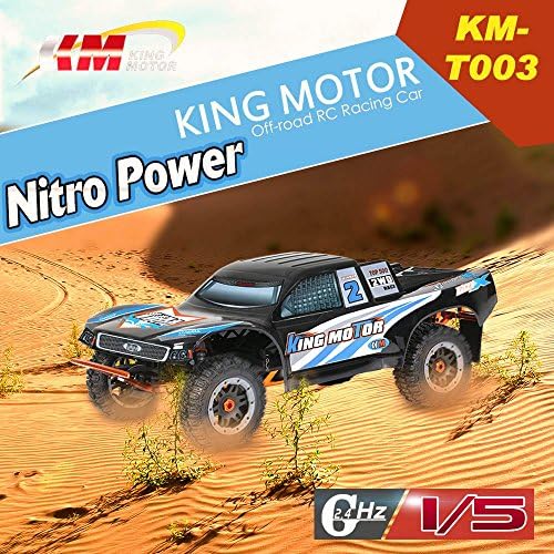 Goolsky KM-T002 1/5 Baja 26CC RC Nitro Powered Off-road Racing Car with MT-3D 3-Channel 2.4G Transmitter