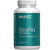 IVL - SeaNu Hair Vitamins Supplements - Hair Strength, Strand Thickness, Hair Growth - with Biotin, Vitamin B3, Zinc, Saw Palmetto Berry Extract, Green Lipped Mussel - Vitamin Hair Growth (1 Pack)