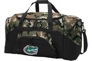 BROAD BAY Florida Gators Camo Duffel Bag Suitcase - Large University of Florida Duffle For Sports Travel (Camo)