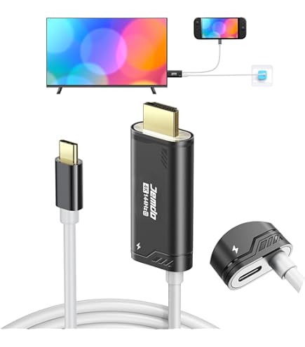 BoxWave SmartDisplay Cable For Honor X8a - USB-C To HDMI 6ft Cable For Screen Mirroring